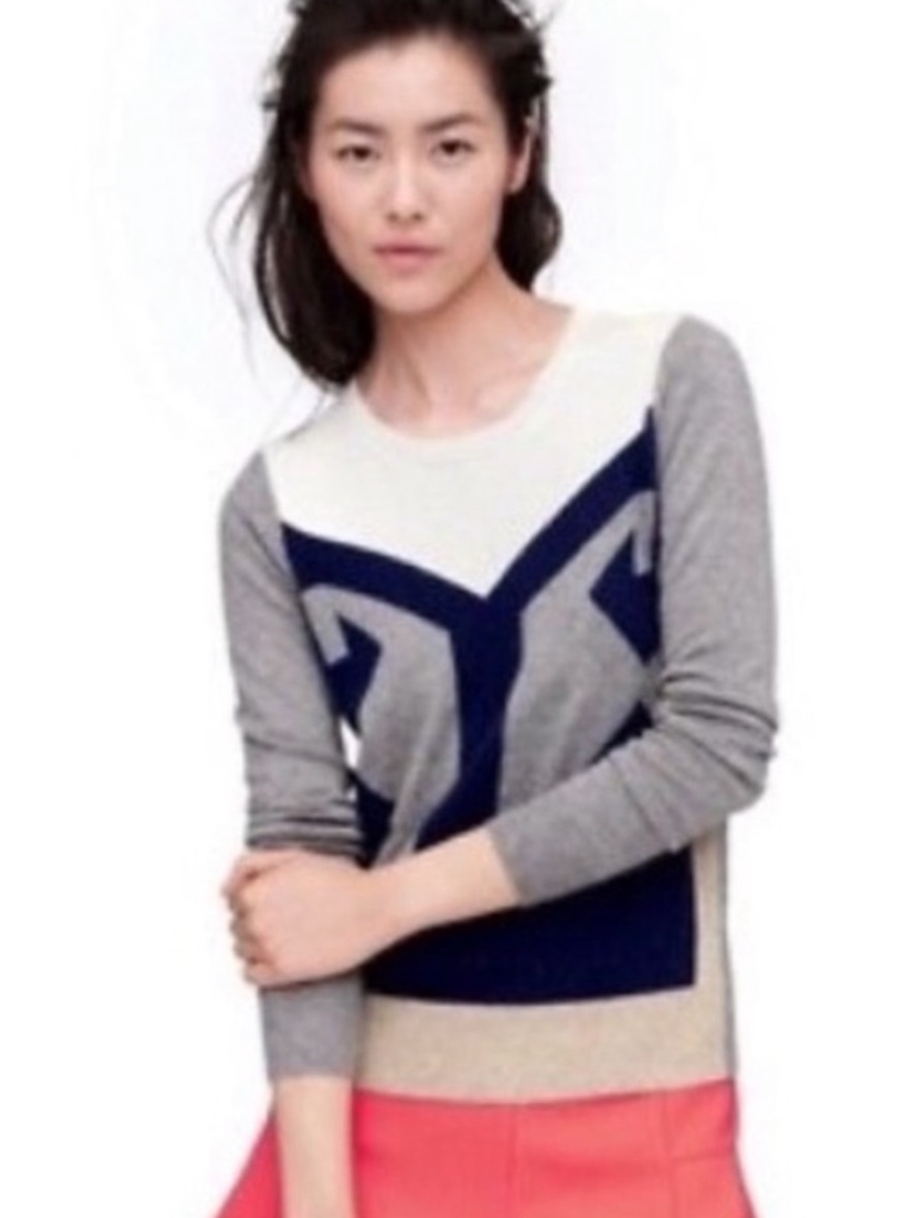 J.Crew Wool Design Sweater